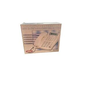 New Open Box 1998 Lenoxx Sound Display Speakerphone PH-332 20 Speed Dial Numbers